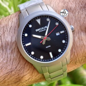 Relógio Seculus Quartz Titânio 44249G0SVNT1