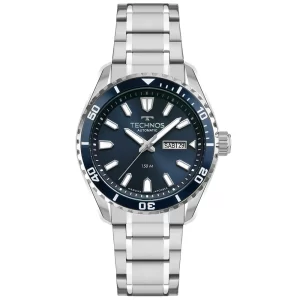 Relógio Technos Masculino Automático Prata 8205PD/1A