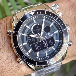 Relógio Technos Masculino Ts Digitech Prata YXDAD1431AA/1P