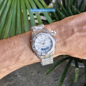Relógio Technos Masculino Skydiver Prata WT2050AEN/1B