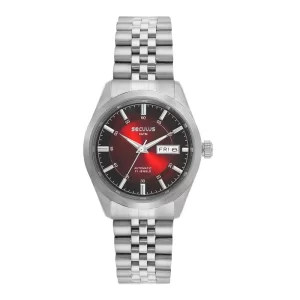 Relógio Seculus Automático Masculino Vermelho Efeito Sunset 77361G0SVNA2