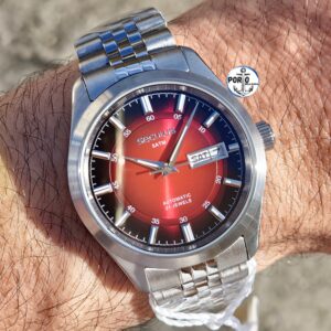 Relógio Seculus Automático Masculino Vermelho Efeito Sunset 77361G0SVNA2