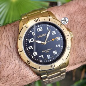 RELÓGIO ORIENT MASCULINO QUARTZ MGSS1105A P2KX DOURADO