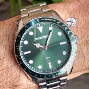 Relógio Mondaine Masculino Aço Visor Metalizado Prata 32735G0MVNA2