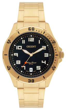 RELÓGIO ORIENT MASCULINO QUARTZ MGSS1105A P2KX DOURADO