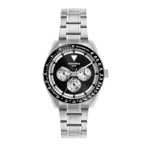 Relógio Mondaine Masculino Aço Multifunção Prata 32854G0MVNA2