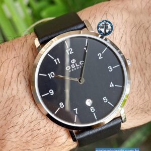 RELOGIO OSLO MASCULINO SLIM OMBSCS9U0001 PRETO