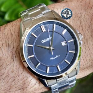 RELÓGIO ORIENT ETERNAL MASCULINO ANALÓGICO MBSS1455 PRATA