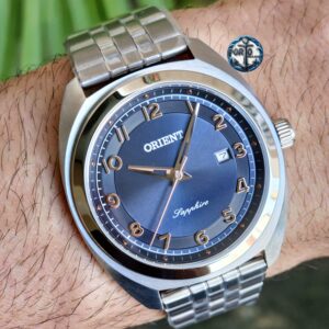 RELÓGIO ORIENT ETERNAL MASCULINO ANALÓGICO SAFIRA MBSS1501 PRATA