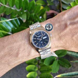 Relógio Technos Masculino Automático Riviera Prata  8205PU/1A