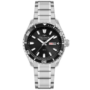 Relógio Technos Masculino Automático Diver Prata 8205PM/1P