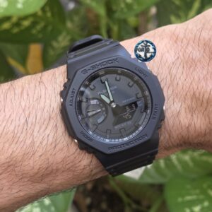 Relógio Casio digital-analógico G-Shock GA-2100-1A1DR