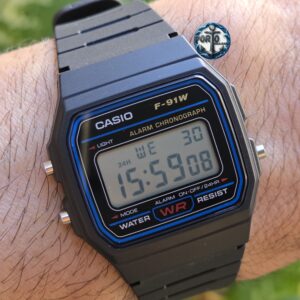 Relógio Casio Timeless Digital F-91W-1