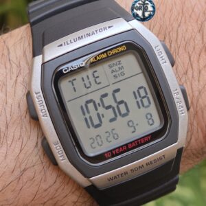 Relógio Casio Digital Iluminator Timeless W-96H-1AV